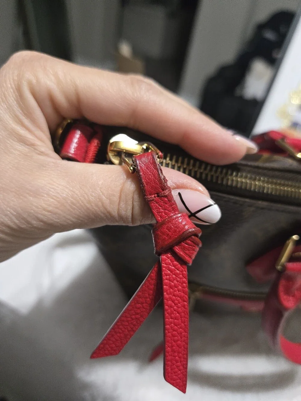 🔥 Louis Vuitton Monogram Tournelle PM Cerise 🔥